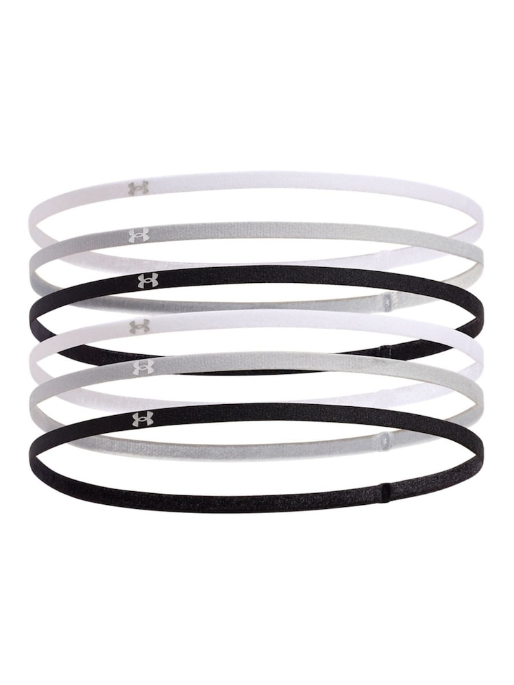 Under Armour Black Mini Elastic Hats 6 Packs - Image 1 of 2