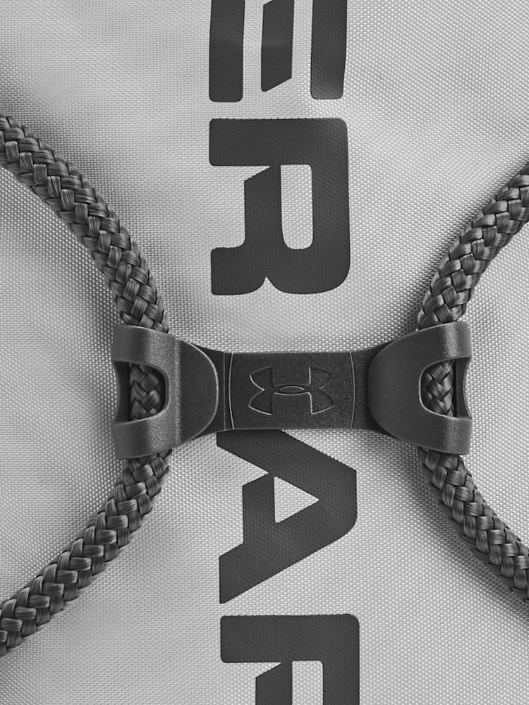 Under Armour Grey UA Ozsee Sackpack - Image 4 of 4