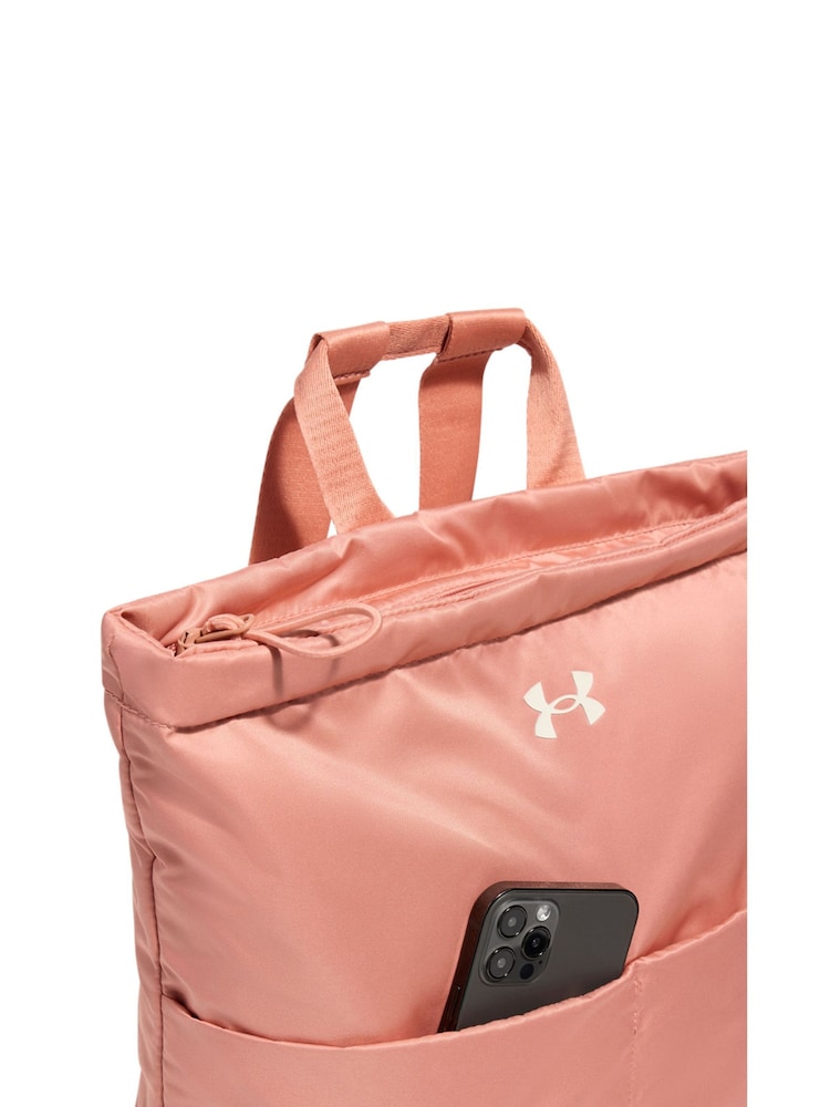 Under Armour Pink Studio Lite Backpack - Image 4 of 5