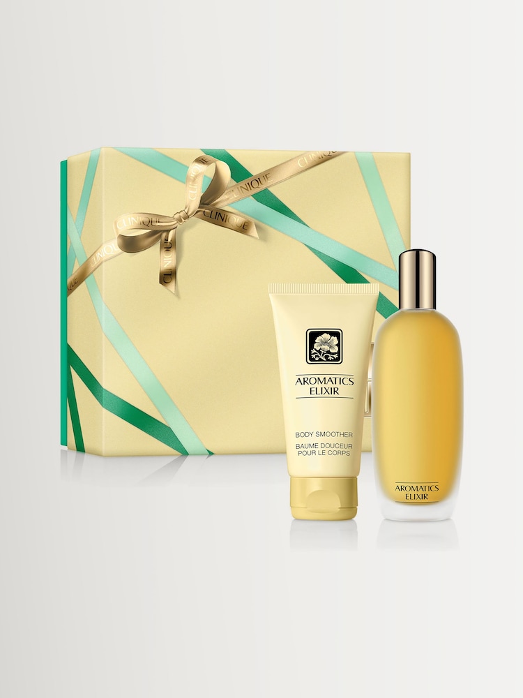 Clinique Aromatics Elixir™ Fragrance & Body Duo Christmas Gift Set (Worth £79) - Image 1 of 4 Clinique Aromatics Elixir™ Fragrance & Body Duo Christmas Gift Set (Worth £79) - Image 1 of 4