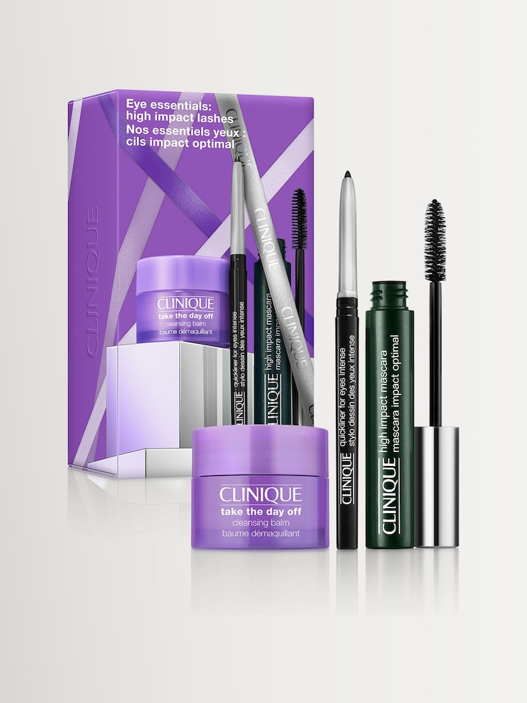 Clinique High Impact Lash & Liner Makeup Gift Set (Worth £42) - Image 1 of 4 Clinique High Impact Lash & Liner Makeup Gift Set (Worth £42) - Image 1 of 4