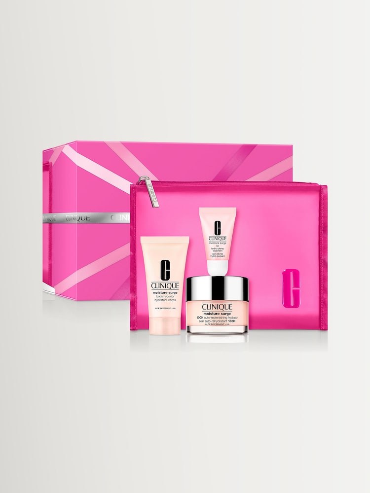 Clinique Moisture Surge Hydration Face, Body & Lip Gift Set (Worth £62) - Image 1 of 5