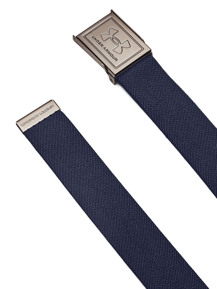 Under Armour Blue M Stretch Webbing Belt - Image 2 of 2 Under Armour Blue M Stretch Webbing Belt - Image 2 of 2