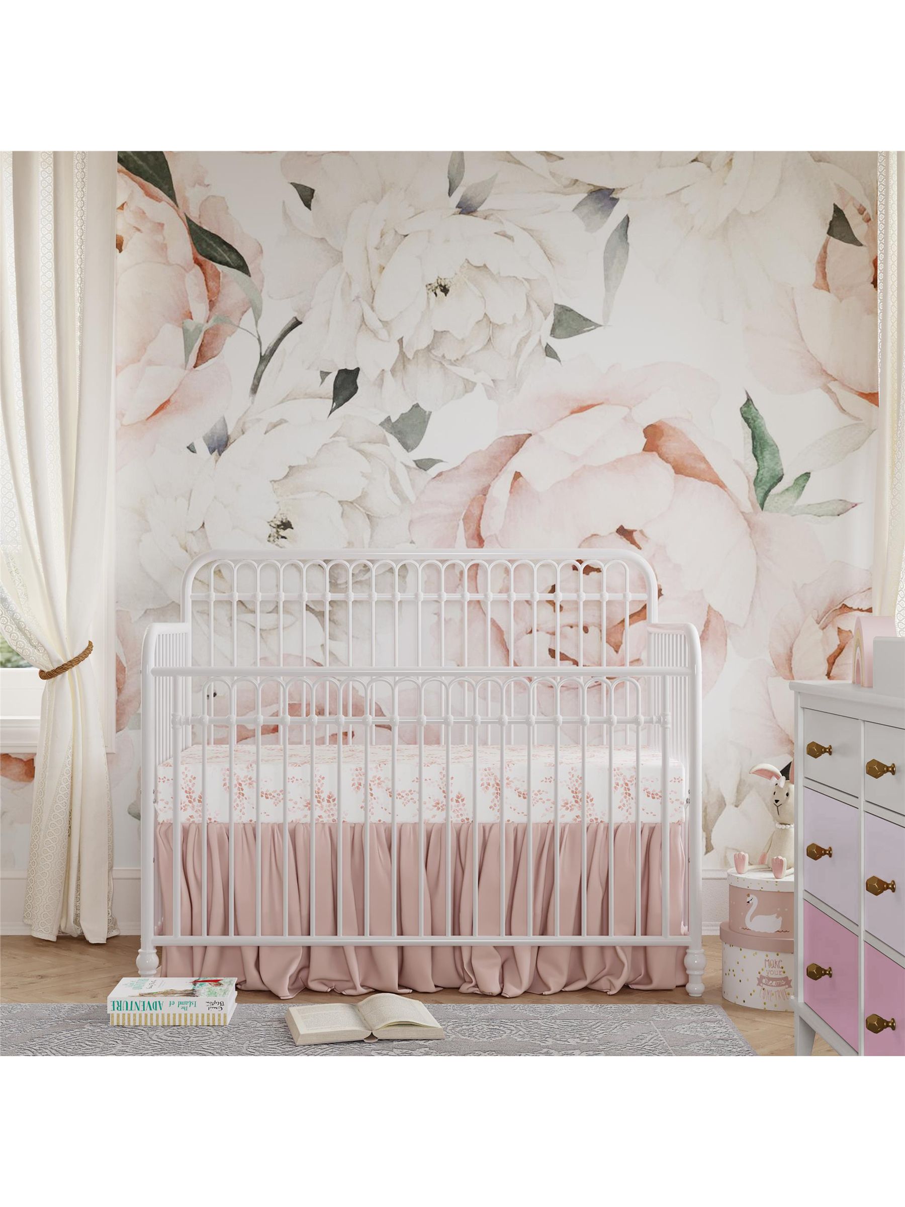 Buy Little Seeds Off White Monarch Hill Ivy 3 in 1 Convertible Metal Crib from the Next UK online shop
