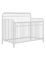 Little Seeds White Monarch Hill Off 3-in -1 Convertible Metal Crib - Image 3 of 6
