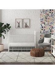 Little Seeds Off White Baby Monarch Hill Ivy Metal Crib - Image 1 of 5