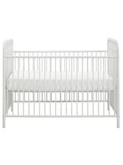 Little Seeds Off White Baby Monarch Hill Ivy Metal Crib - Image 3 of 5