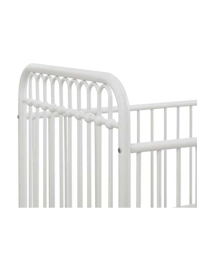 Little Seeds Off White Baby Monarch Hill Ivy Metal Crib - Image 5 of 5