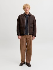 Brun - JACK & JONES Alex Baggy Fit Arbeidsbukser - Bilde 3 av 6