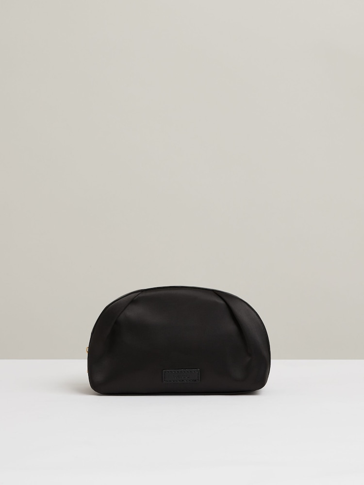 Reiss Black Fiona Cosmetics Bag - Image 1 of 3