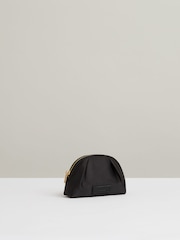 Reiss Black Fifi Mini Cosmetics Bag - Image 4 of 4