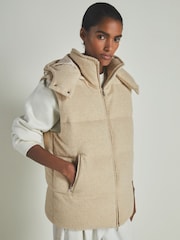 LES 100 CIEL Reiss | Les 100 Ciels Brushed-Cashmere Down Gilet - Bild 3 von 6
