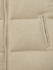 LES 100 CIEL Reiss | Les 100 Ciels Brushed-Cashmere Down Gilet - Bild 6 von 6