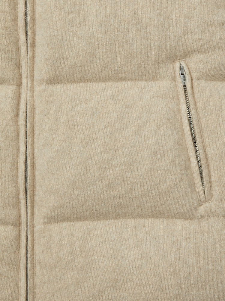 LES 100 CIEL Reiss | Les 100 Ciels Brushed-Cashmere Down Gilet - Bild 6 von 6