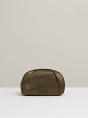 Reiss Olive Fiona Cosmetics Bag - Image 1 of 3