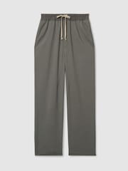 LES 100 CIEL Charcoal Reiss | Les 100 Ciels Twill Trousers with Lyocell and Wool - Image 2 of 6