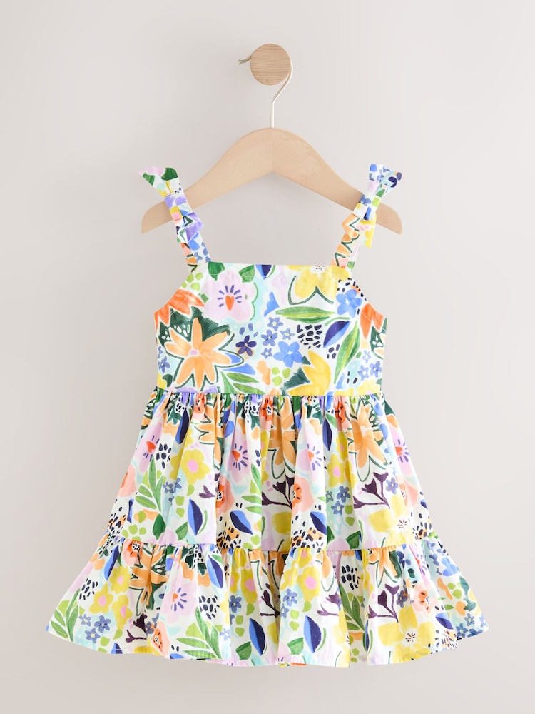 White Bright Floral Dress - Image 1 of 1