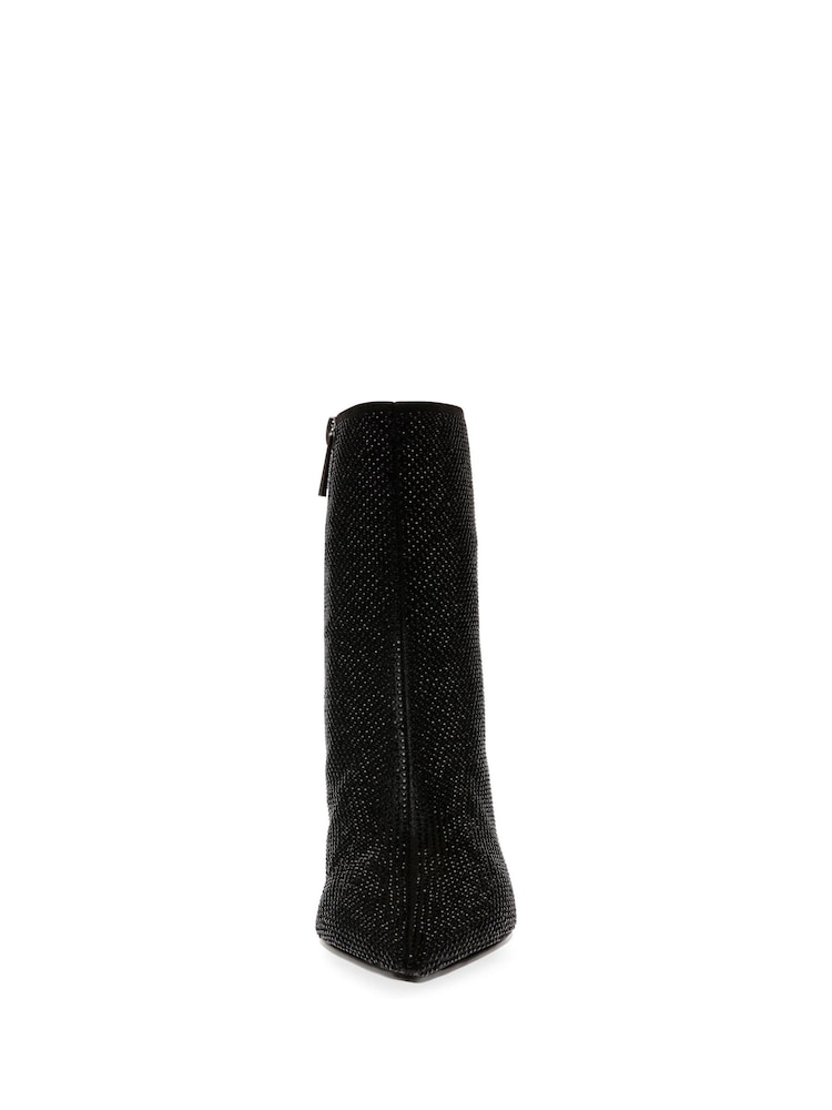 Steve Madden Lulah-R Sock Black Boots - Image 4 of 6
