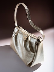 Steve Madden Gold Bera Slouchy Cross-Body Bag - Image 1 of 6