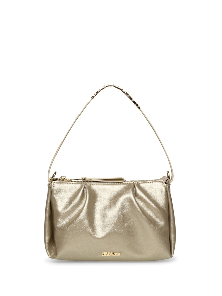 Steve Madden Gold Bera Slouchy Cross-Body Bag - Image 2 of 6