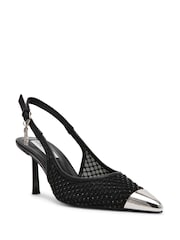 črna - Steve Madden Vixen Slingback čevlji - Slika 2 iz 6