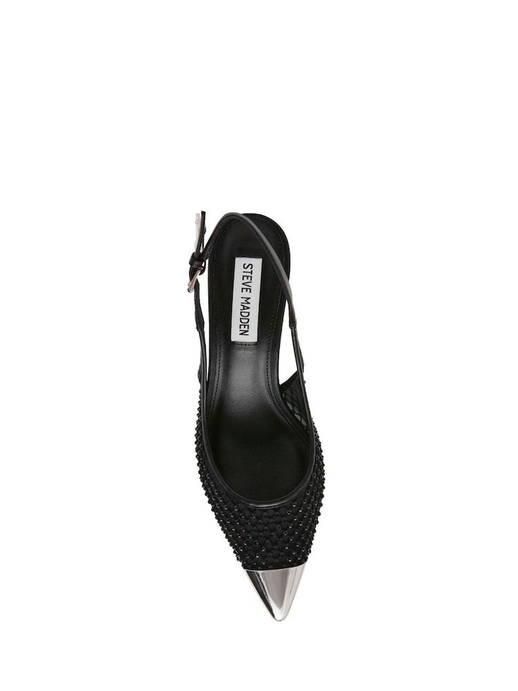 črna - Steve Madden Vixen Slingback čevlji - Slika 6 iz 6