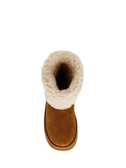 Steve Madden St. Moritz Lined Brown Boots - Image 6 of 6