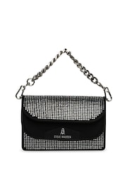 Steve Madden Baliza Rhinestone Cross-Body Black Bag - Image 1 of 5