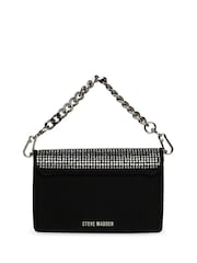 Steve Madden Baliza Rhinestone Cross-Body Black Bag - Image 2 of 5