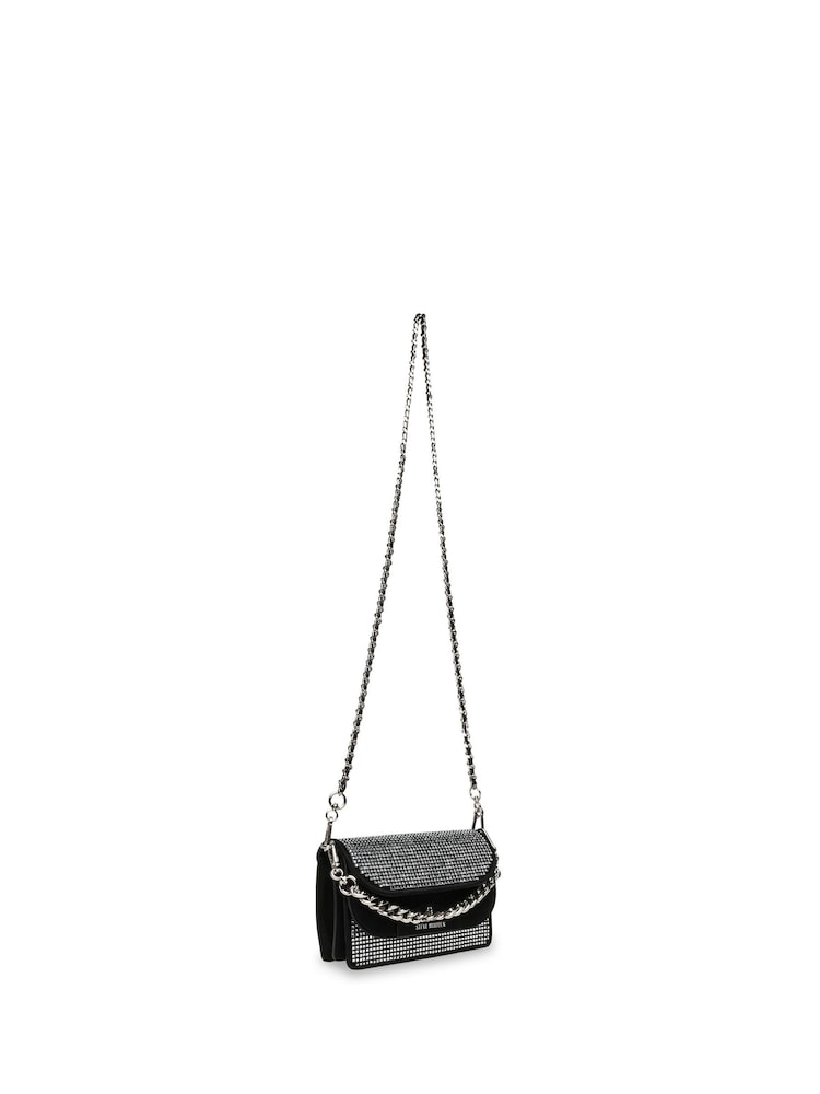 Sac à bandoulière Steve Madden Baliza strass noir - Image 4 of 5