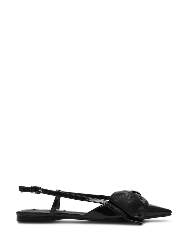 Steve Madden Dazzled Bow Slingback Black Shoes - Image 1 of 6