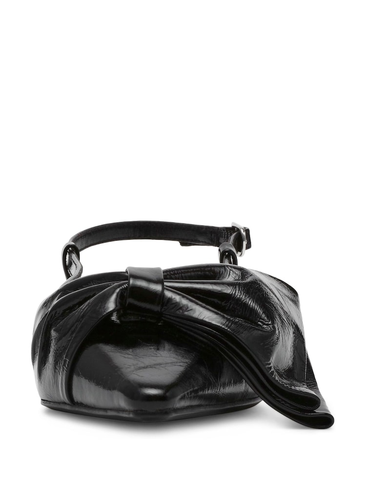 Steve Madden Dazzled Bow Slingback Black Shoes - Image 4 of 6