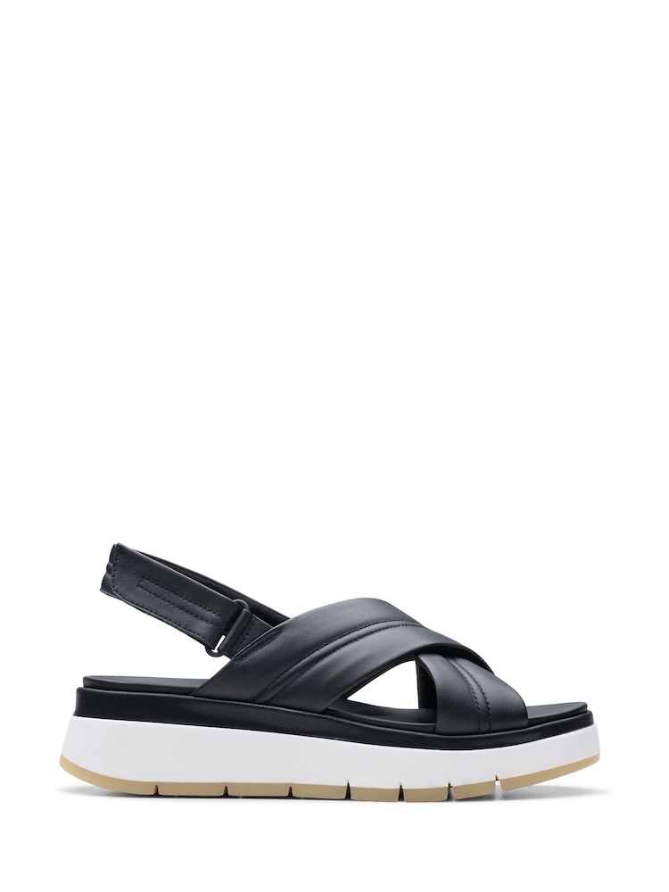 Clarks Leather Tuscan Cross Sandals - Bild 1 von 7