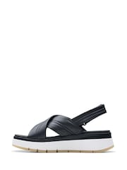 Clarks Leather Tuscan Cross Sandals - Bild 2 von 7