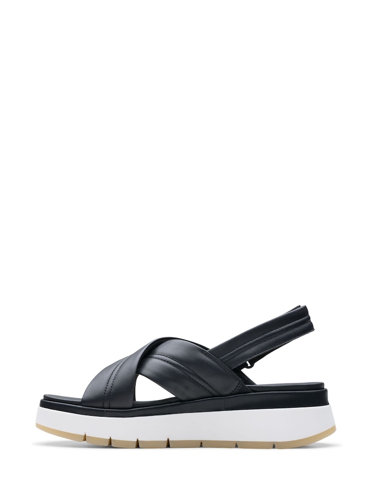 Clarks Leather Tuscan Cross Sandals - Bild 2 von 7