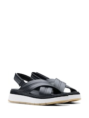Clarks Leather Tuscan Cross Sandals - Bild 4 von 7