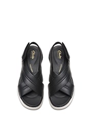 Clarks Leather Tuscan Cross Sandals - Bild 5 von 7