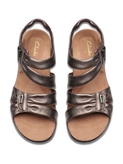 Clarks Natural Standard Fit (D) Leather Kitly Ave Sandals - Image 1 of 7