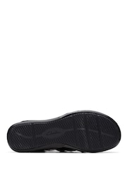 Clarks Black Standard Fit (D) Leather Kitly Ave Sandals - Image 7 of 7