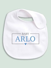 Personalised Name 100% Cotton Bib by Little Years - Image 3 of 3