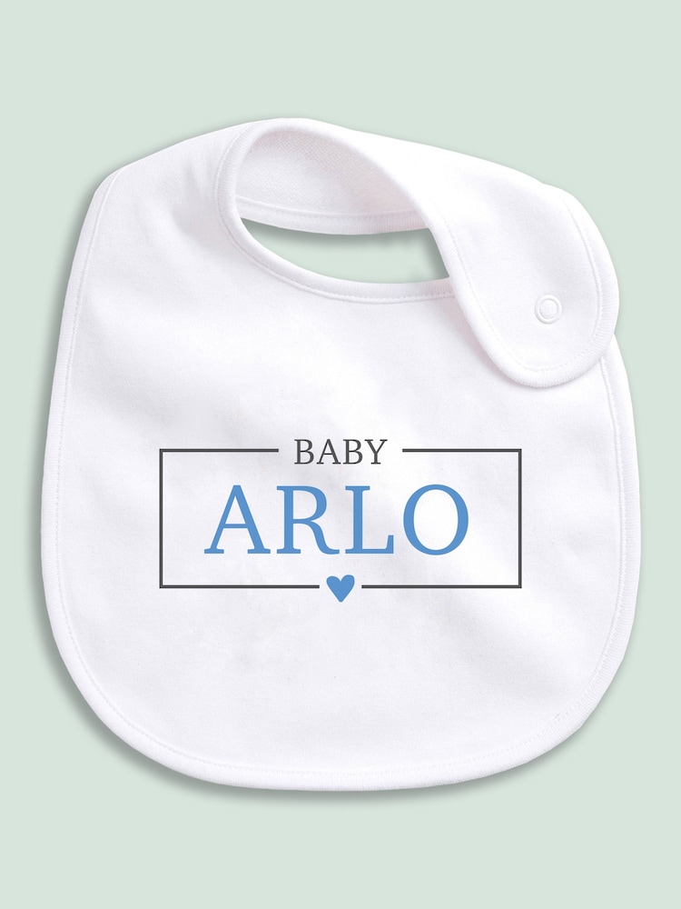 Personalised Name 100% Cotton Bib by Little Years - Image 3 of 3