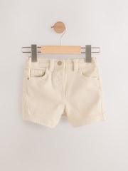 Ecru White Pull On Shorts - Image 1 of 3
