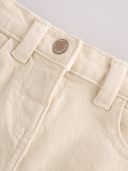 Ecru White Pull On Shorts - Image 2 of 3