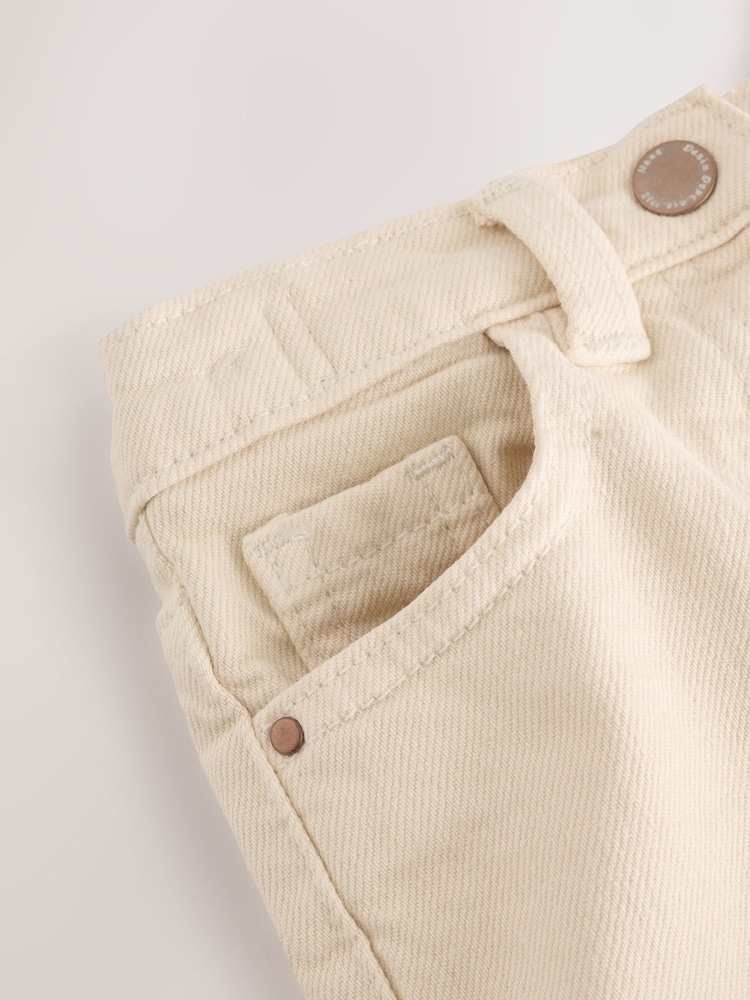Ecru White Pull On Shorts - Image 3 of 3