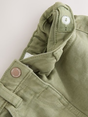 Khaki Green Pull On Shorts - Image 3 of 3