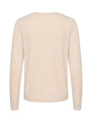 Cream Natural Dela V-Neck And Buttons Cardigan - Image 6 of 6