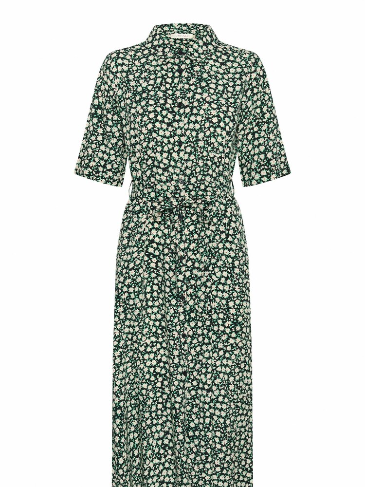 Cream CRTiah Half Sleeves Maxi Shirt Black Dress - Image 5 of 5