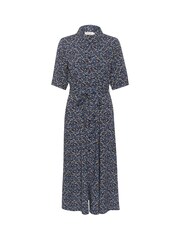 Cream Blue CRTiah Half Sleeves Maxi Shirt Dress - Image 5 of 6