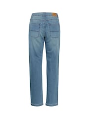 Cream Regular Fit Blue Stacia Straight Legs Jeans - Image 6 of 6