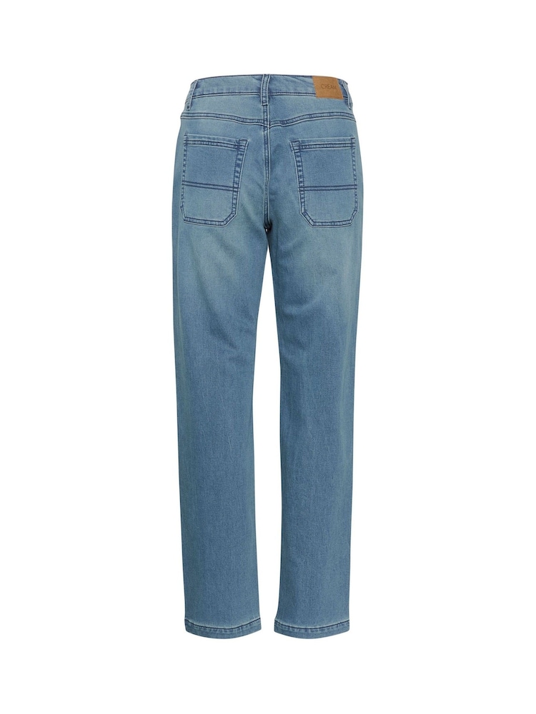 Cream Regular Fit Blue Stacia Straight Legs Jeans - Image 6 of 6